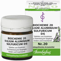Biochemie 20 Kalium Aluminium Sulfuricum D6 Tabletten 80 Stück