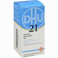 Biochemie 21 Zincum Chloratum D12 Tabletten Dhu-arzneimittel 200 Stück