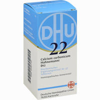 Biochemie 22 Calcium Carbonicum D12 Tabletten DHU-Arzneimittel 200 Stück