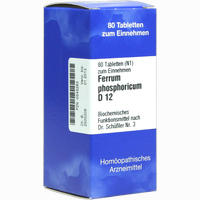 Biochemie 3 Ferrum Phosphoricum D12 Tabletten Iso-arzneimittel 80 Stück