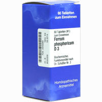 Biochemie 3 Ferrum Phosphoricum D3 Tabletten Iso-arzneimittel 80 Stück