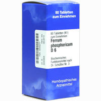 Biochemie 3 Ferrum Phosphoricum D6 Tabletten 80 Stück