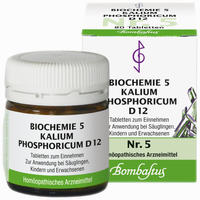 Biochemie 5 Kalium Phosphoricum D12 Tabletten BOMBASTUS 80 Stück
