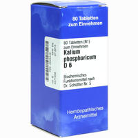 Biochemie 5 Kalium Phosphoricum D6 Tabletten Iso-arzneimittel 80 Stück
