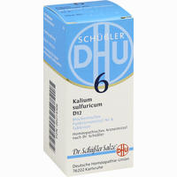 Biochemie 6 Kalium Sulfuricum D12 Tabletten Dhu-arzneimittel 80 Stück