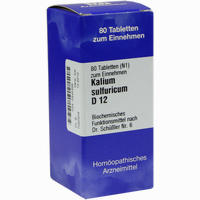 Biochemie 6 Kalium Sulfuricum D12 Tabletten Iso-arzneimittel 80 Stück