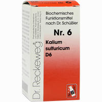 Biochemie 6 Kalium Sulfuricum D6 Tabletten Dr. Reckeweg & Co 200 Stück