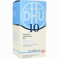 Biochemie Dhu 10 Natrium Sulfuricum D12 Tabletten 420 Stück