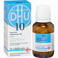 Biochemie Dhu 10 Natrium Sulfuricum D6 Karto Tabletten 200 Stück