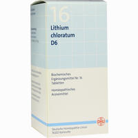 Biochemie Dhu 16 Lithium Chloratum D6 Tabletten 420 Stück