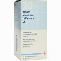 Biochemie Dhu 20 Kalium Aluminium Sulf. D6 Tabletten 420 Stück