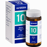 Biochemie Orthim Nr.10 Natrium Sulfuricum D6 Tabletten 400 Stück