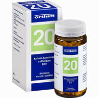 Biochemie Orthim Nr.20 Kalium Alumin.sulfuri.d12 Tabletten 400 Stück