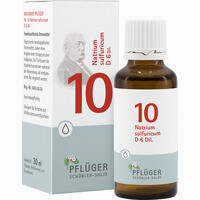 Biochemie Pflüger Nr. 10 Natrium Sulfuricum D6 Tropfen 30 ml