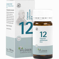 Biochemie Pflüger Nr. 12 Calcium Sulfuricum D6 Tabletten 100 Stück