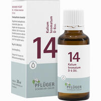 Biochemie Pflüger Nr. 14 Kalium Bromatum D6 Tropfen 30 ml