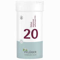 Biochemie Pflüger Nr. 20 Kalium Aluminium Sulfuricum D6 Tabletten 400 Stück