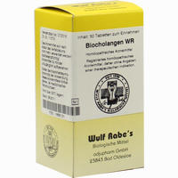 Biocholangen Wr Tabletten 50 Stück