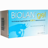 Biolan Gel Augentropfen 60 x 0.45 ml
