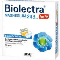 Biolectra Magnesium 243 Forte Orange Brausetabletten 20 Stück