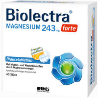 Biolectra Magnesium 243 Forte Orange Brausetabletten 40 Stück