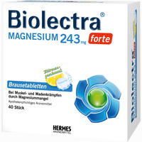Biolectra Magnesium 243 Forte Zitrone Brausetabletten 40 Stück