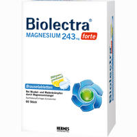 Biolectra Magnesium 243 Forte Zitrone Brausetabletten 60 Stück