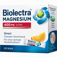 Biolectra Magnesium 400mg Ultra Direct Orange Pellets 20 Stück