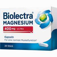 Biolectra Magnesium 400mg Ultra Kapseln 20 Stück