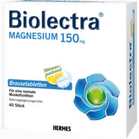 Biolectra Magnesium Brausetabletten 40 Stück