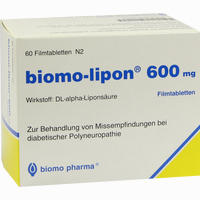 Biomo Lipon 600 Filmtabletten 60 Stück