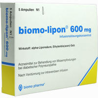 Biomo Lipon 600mg Ampullen 5 Stück