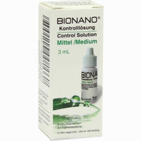 Bionano Blutzucker- Kontrolllösung Mittel 1 Stück