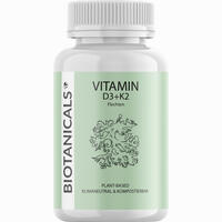 Biotanicals Vitamin D3+k2 Kapseln 150 Stück
