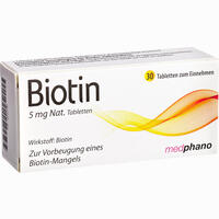 Biotin 5mg Nat. Tabletten 30 Stück