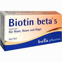 Biotin Beta 5 Tabletten 50 Stück