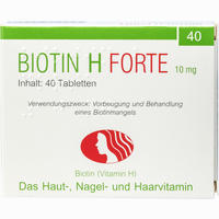 Biotin H Forte Tabletten 40 Stück