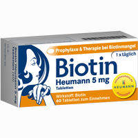 Biotin Heumann 5mg Tabletten 60 Stück