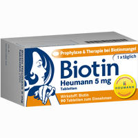 Biotin Heumann 5mg Tabletten 90 Stück
