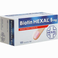 Biotin Hexal 5mg Tabletten 100 Stück
