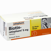 Biotin- Ratiopharm 5 Mg Tabletten 90 Stück