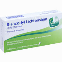 Bisacodyl 10mg Lichtenstein Zäpfchen 10 Stück