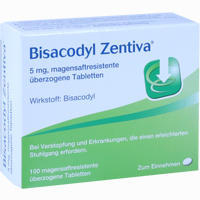 Bisacodyl Zentiva Tabletten 100 Stück