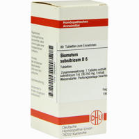 Bismutum Subnitr D6 Tabletten 80 Stück