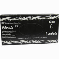 Black Lx Latex Pf Gr. L Unsteril Handschuhe 100 Stück