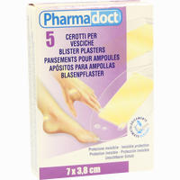 Blasenpflaster 7x3.8cm Hydrocolloid 5 Stück
