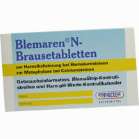 Blemaren N Kontrollkalender Teststreifen 27 Stück