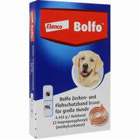 Bolfo Flohschutzband Braun für Hunde Halsband 1 Stück
