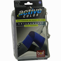 Bort Activecolor Kniebandage Blau X- Large 1 Stück