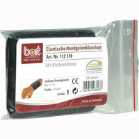 Bort Handgelenkbandage Schwarz Gr.1 1 Stück